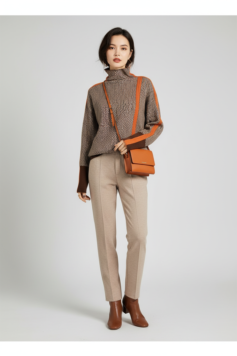 Lugane - Gestreifter Damenpullover