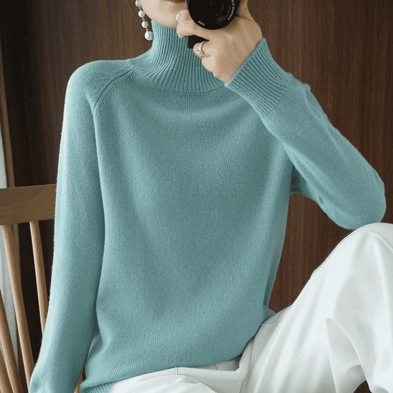 Lugane - Eleganter Damen-Rollkragenpullover