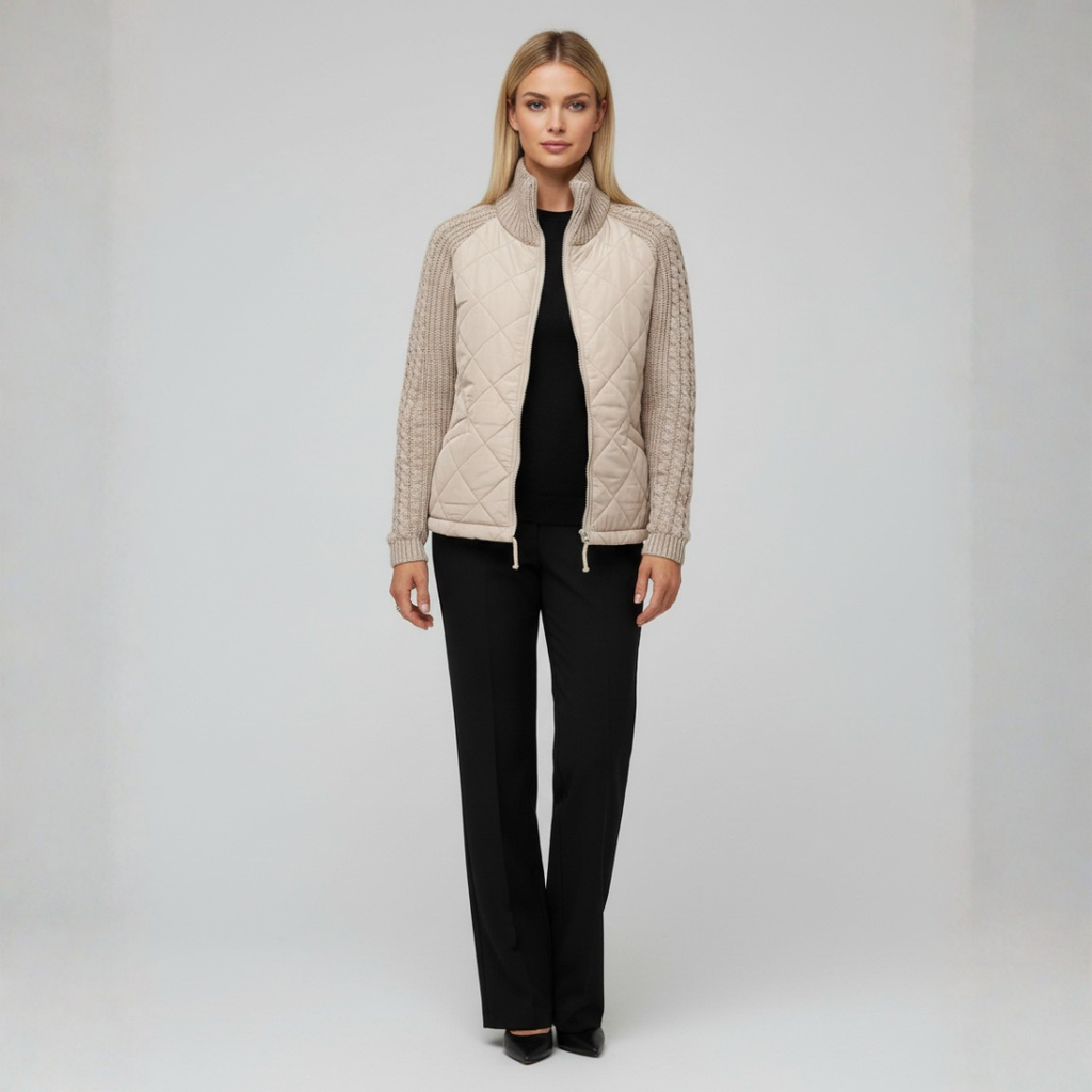 Lugane - Strick-Fleece Jacke