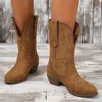 Lugane - Frauen Cowboy Stiefeletten