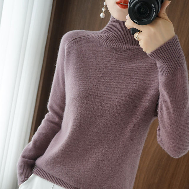 Lugane - Eleganter Damen-Rollkragenpullover