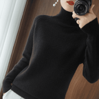 Lugane - Eleganter Damen-Rollkragenpullover