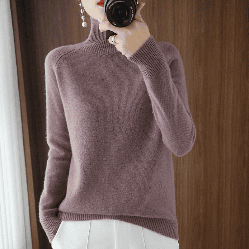 Lugane - Eleganter Damen-Rollkragenpullover