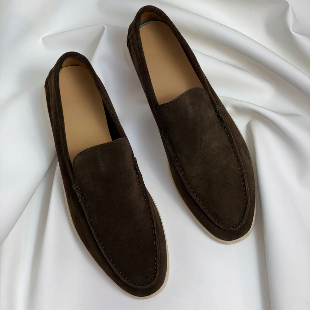 Lugane - Herrenloafers aus Vintage-Leder