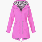 Lugane - Damen Übergangsjacke mit Kapuze und zeitgemäßem Design