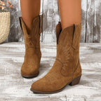 Lugane - Frauen Cowboy Stiefeletten