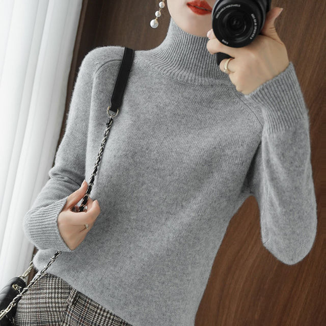 Lugane - Eleganter Damen-Rollkragenpullover