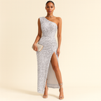 Lugane – Schulterkleid mit Glitzerdetail