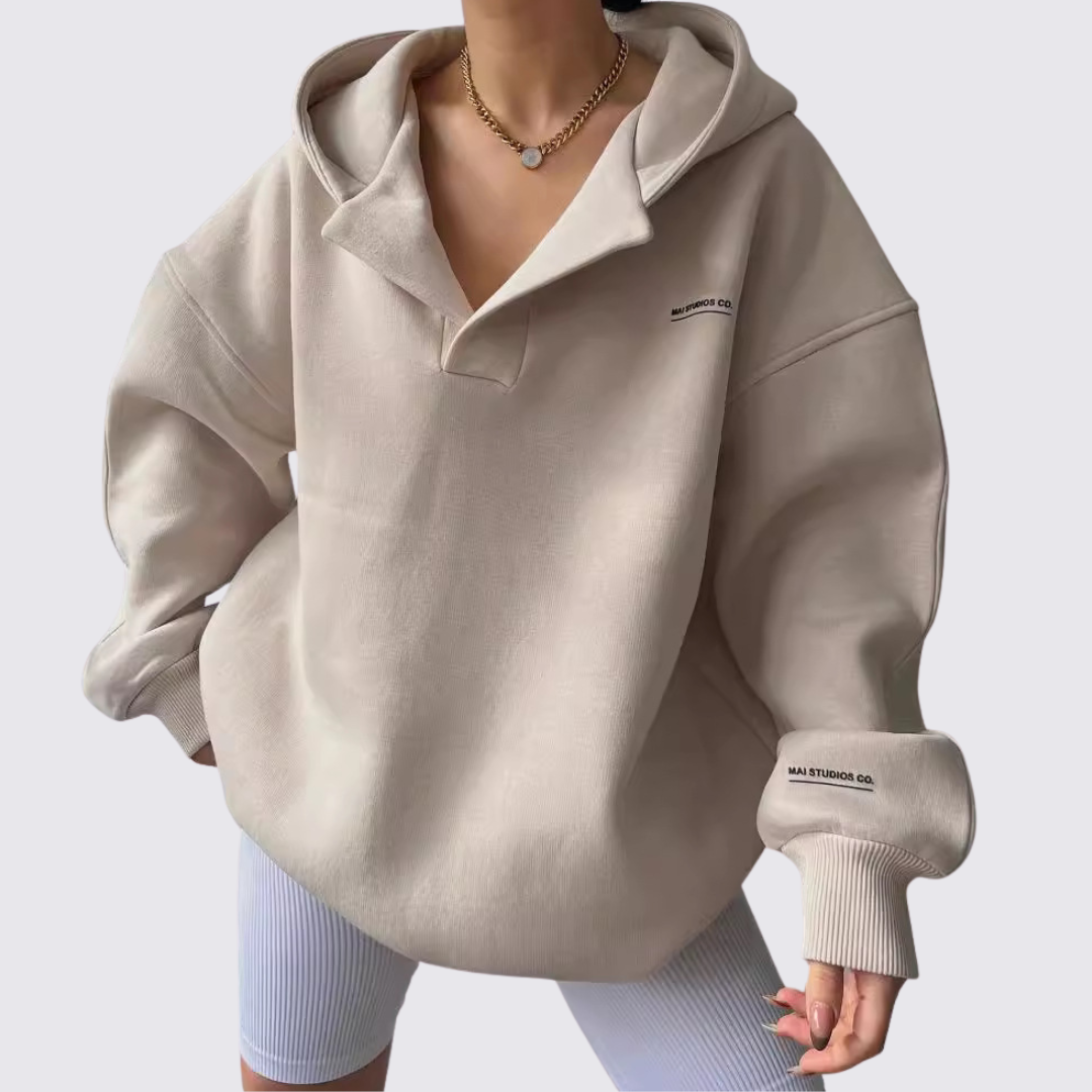 Lugane - Frauen Kapuzenhoodie - Oversize Schnitt - Bequeme Passform