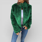 Lugane - Moderne Damenjacke mit Reißverschluss und Stehkragen