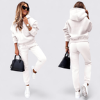 Lugane - Zweiteiliges Damen Jogginganzug-Set mit Kapuze – Bequemer Schnitt