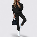 Lugane - Zweiteiliges Damen Jogginganzug-Set mit Kapuze – Bequemer Schnitt