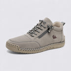 Lugane - Damen Knöchelschuhe mit Reißverschluss – Flache Sohle