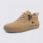 Lugane - Damen Knöchelschuhe mit Reißverschluss – Flache Sohle