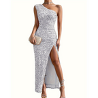 Lugane – Schulterkleid mit Glitzerdetail