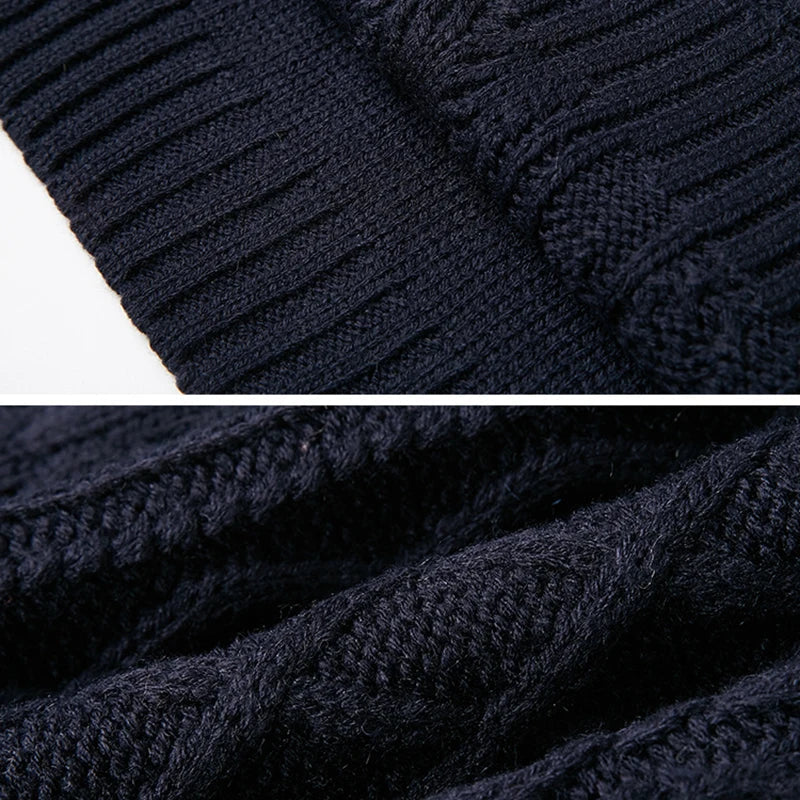 Lugane – Elegantes Strick-Winterkleid