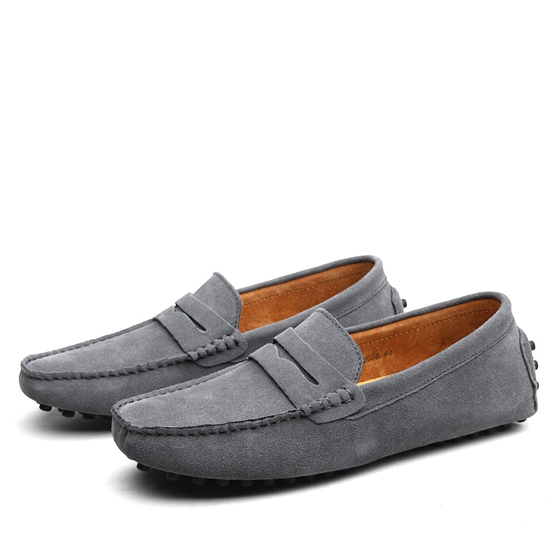 Lugane -  Italienische Herren Wildleder Loafer – Casual Mode für Herren