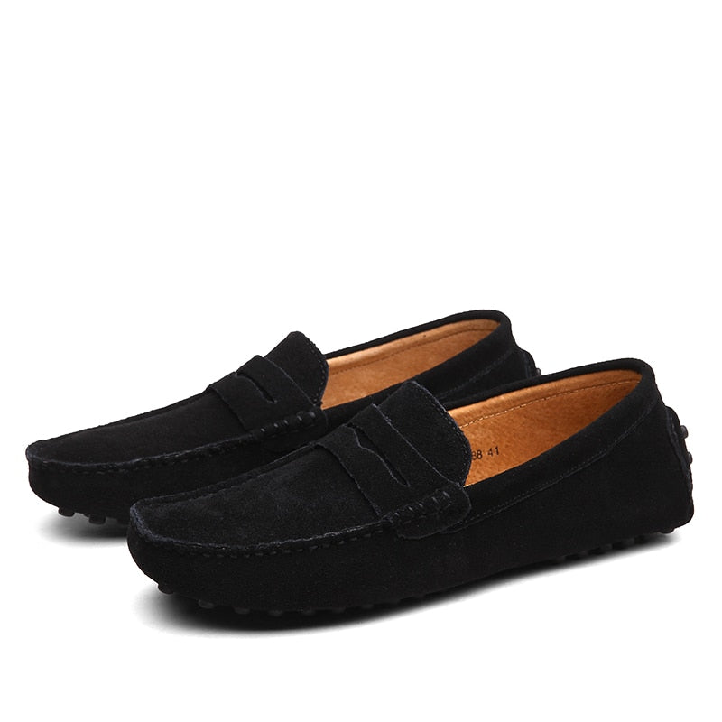 Lugane -  Italienische Herren Wildleder Loafer – Casual Mode für Herren