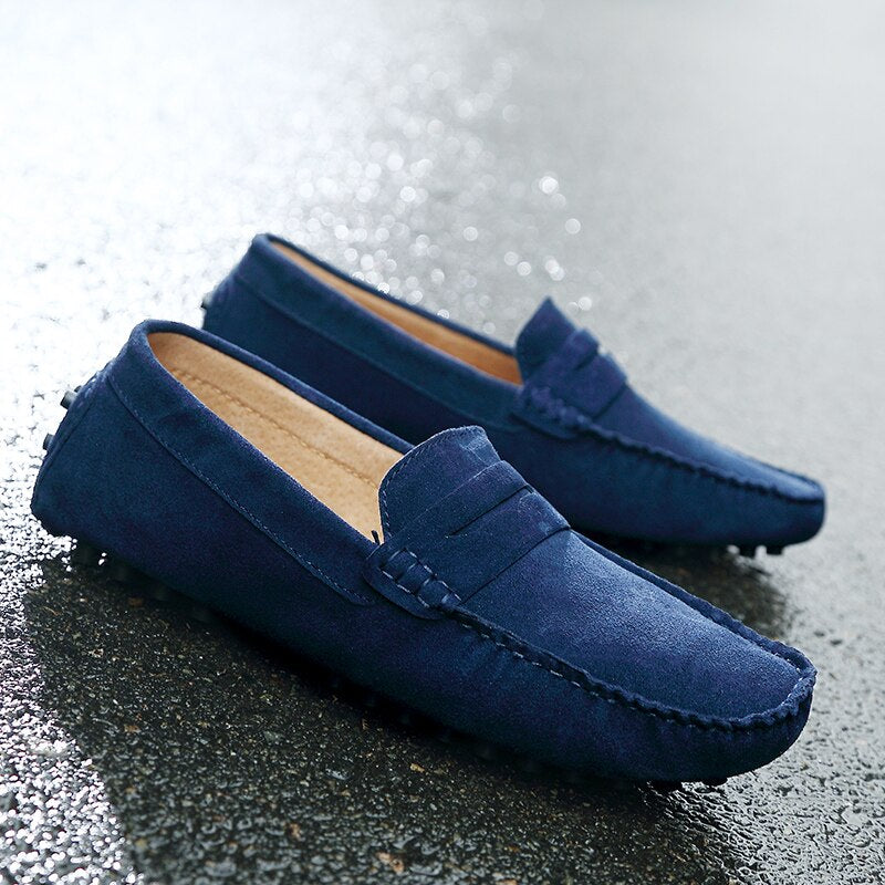 Lugane -  Italienische Herren Wildleder Loafer – Casual Mode für Herren