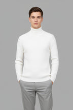 Lugane - Herren Langarm-Rollkragenpullover im zeitlosen Design