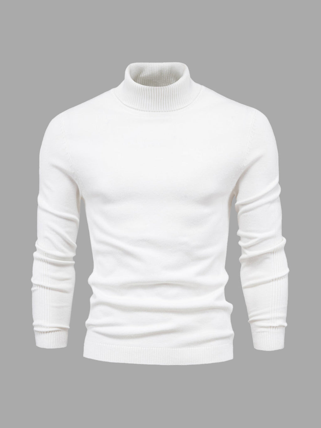 Lugane - Herren Langarm-Rollkragenpullover im zeitlosen Design