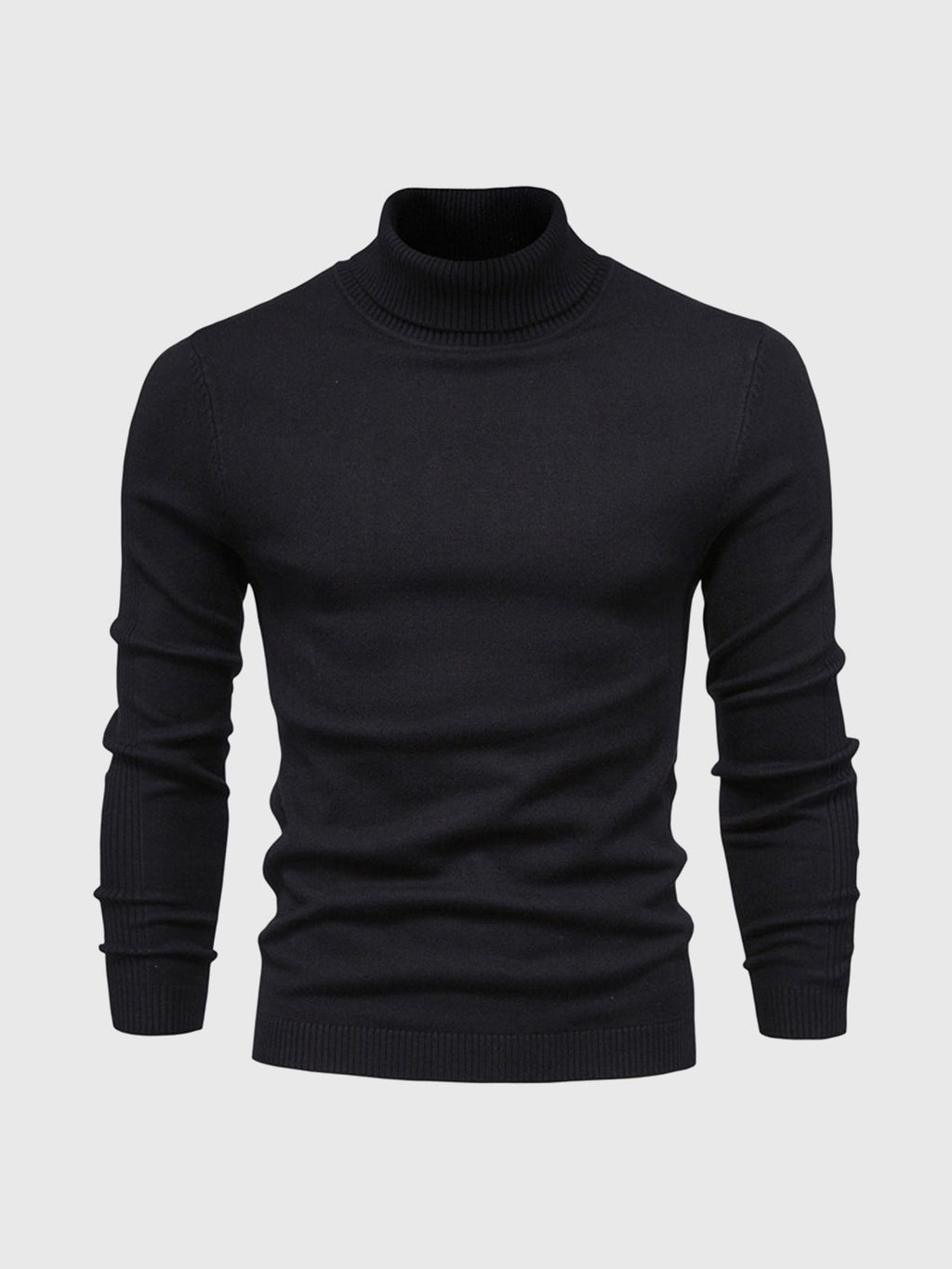 Lugane - Herren Langarm-Rollkragenpullover im zeitlosen Design