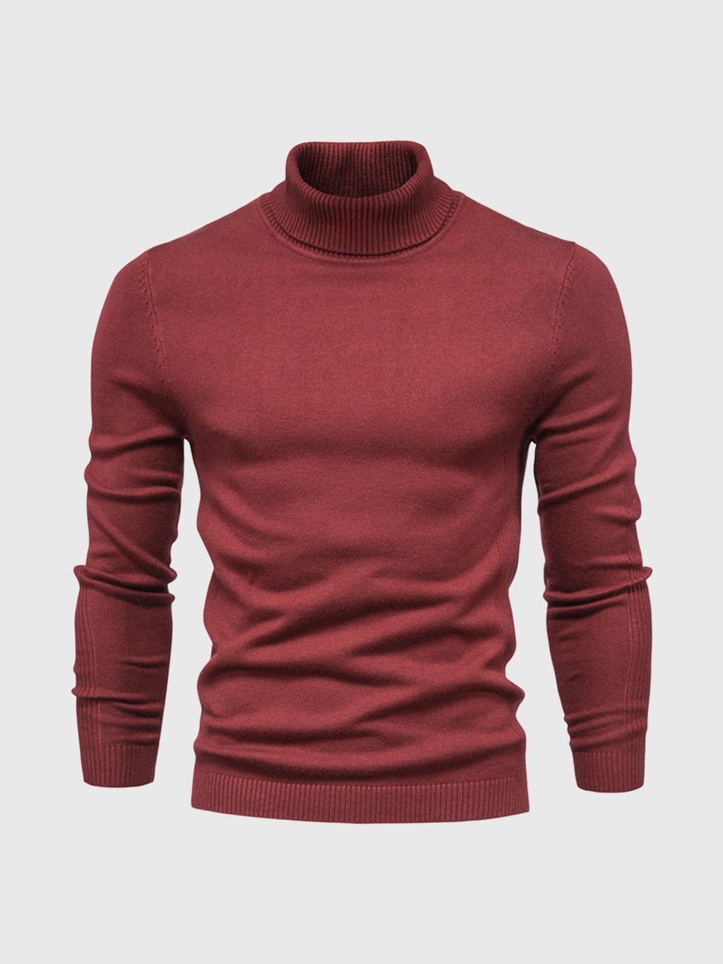 Lugane - Herren Langarm-Rollkragenpullover im zeitlosen Design