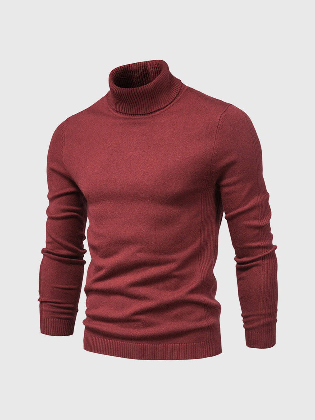 Lugane - Herren Langarm-Rollkragenpullover im zeitlosen Design