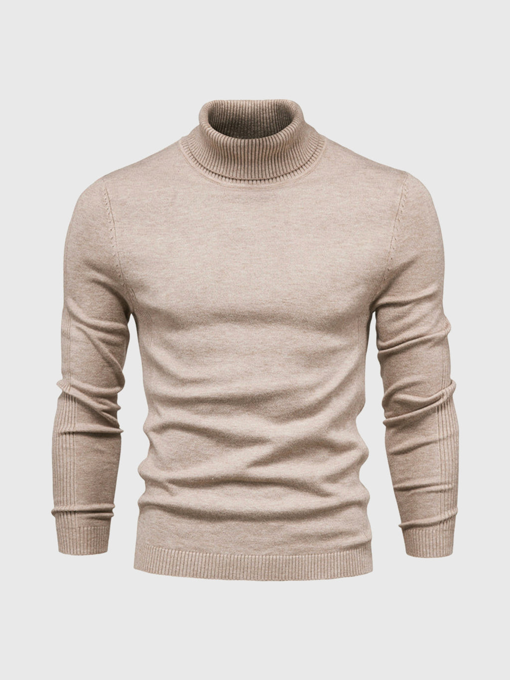 Lugane - Herren Langarm-Rollkragenpullover im zeitlosen Design