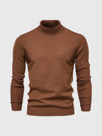 Lugane - Herren Langarm-Rollkragenpullover im zeitlosen Design