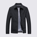 Lugane - Herren Übergangsjacke mit Reißverschluss und Karofutter