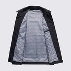 Lugane - Herren Übergangsjacke mit Reißverschluss und Karofutter