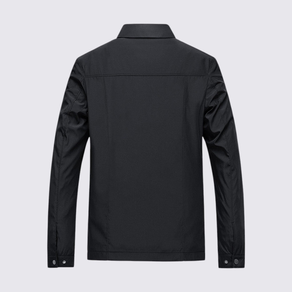 Lugane - Herren Übergangsjacke mit Reißverschluss und Karofutter