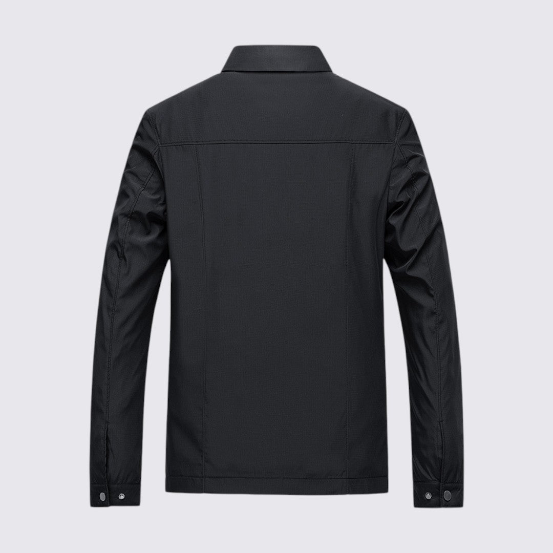 Lugane - Herren Übergangsjacke mit Reißverschluss und Karofutter