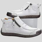 Lugane - Herren Flache Stiefeletten mit Reißverschluss und Rundspitze