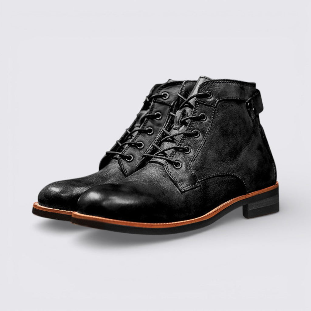 Lugane - Herren Schnürstiefeletten - Knöchelhohe Boots mit Schnürhaken