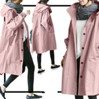 Lugane -  Eleganter Trenchcoat mit Kapuze – Stilvoll und Praktisch