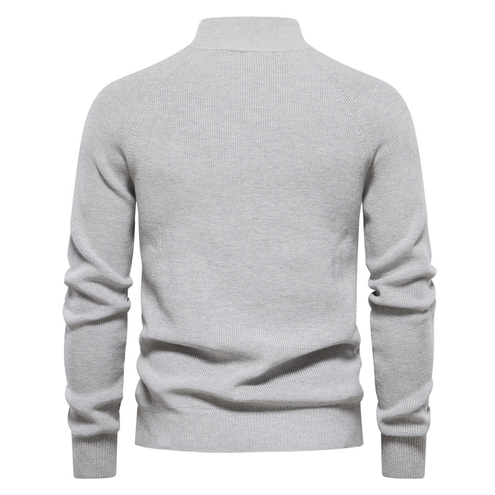 Lugane - Herren Premium Pullover mit halbem Reißverschluss