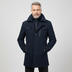 Lugane - Warm Lang Herrenmantel