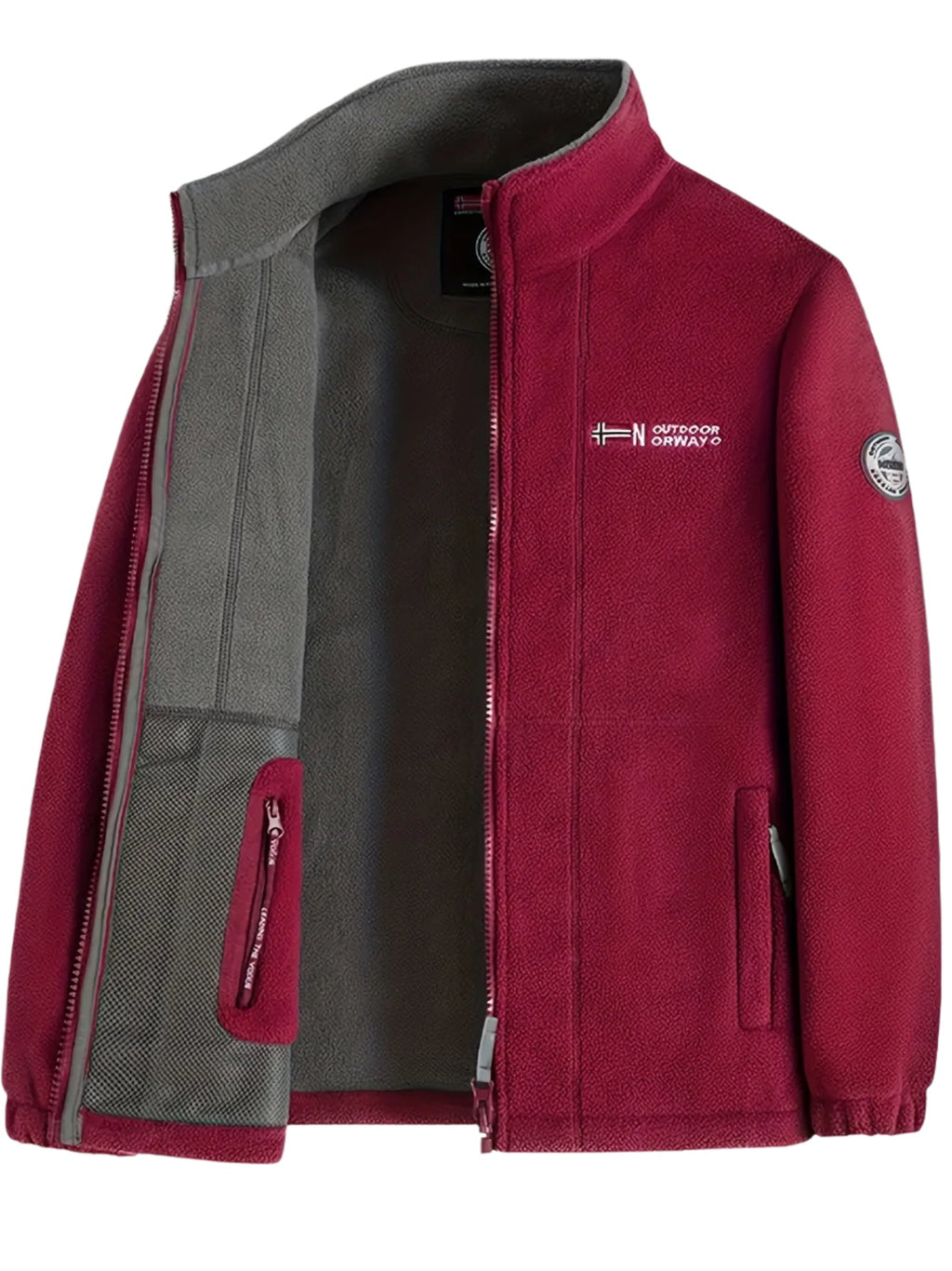 Lugane - Herren Outdoor Jacke mit Reißverschluss – Warm und Bequem