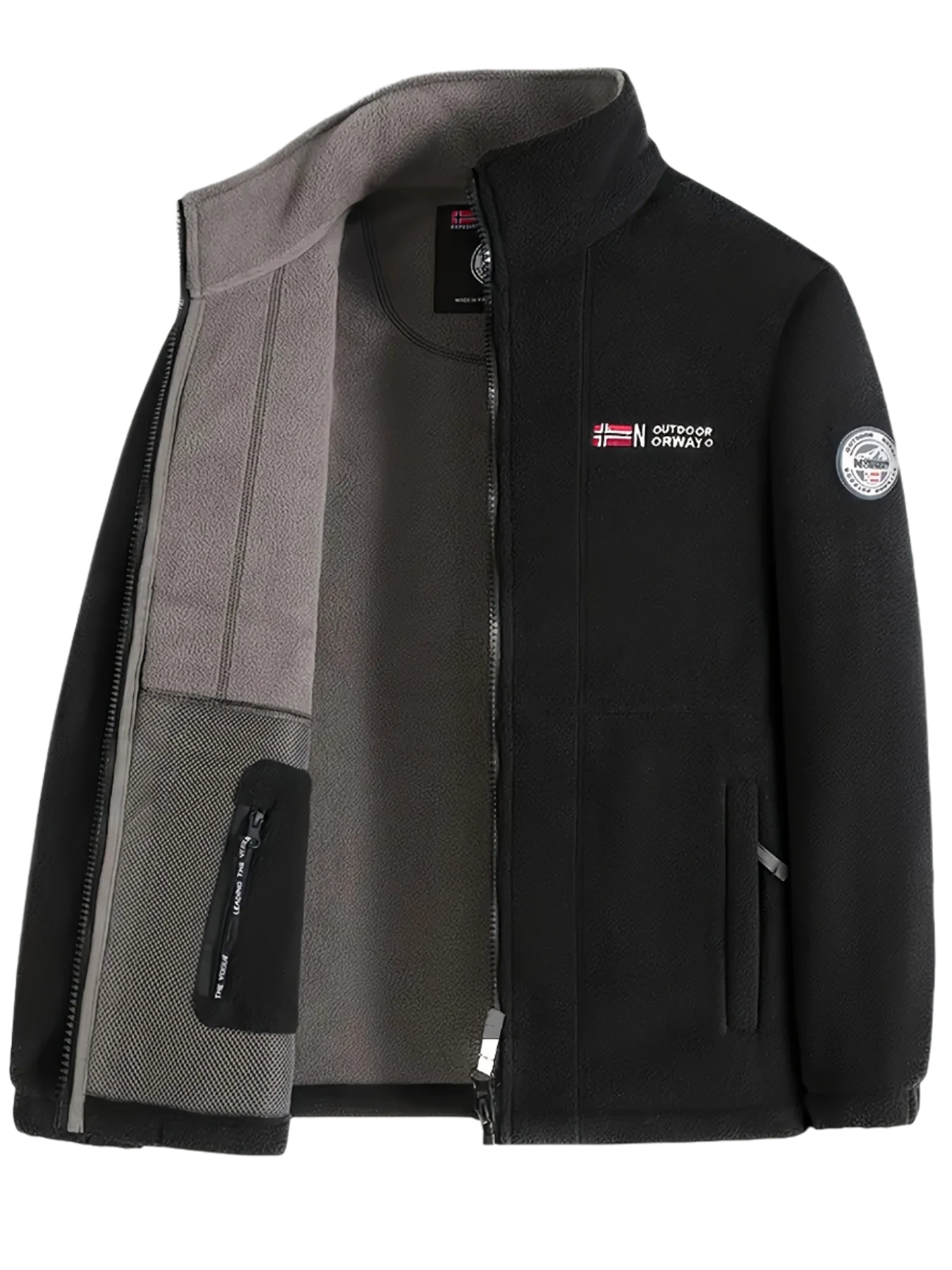 Lugane - Herren Outdoor Jacke mit Reißverschluss – Warm und Bequem