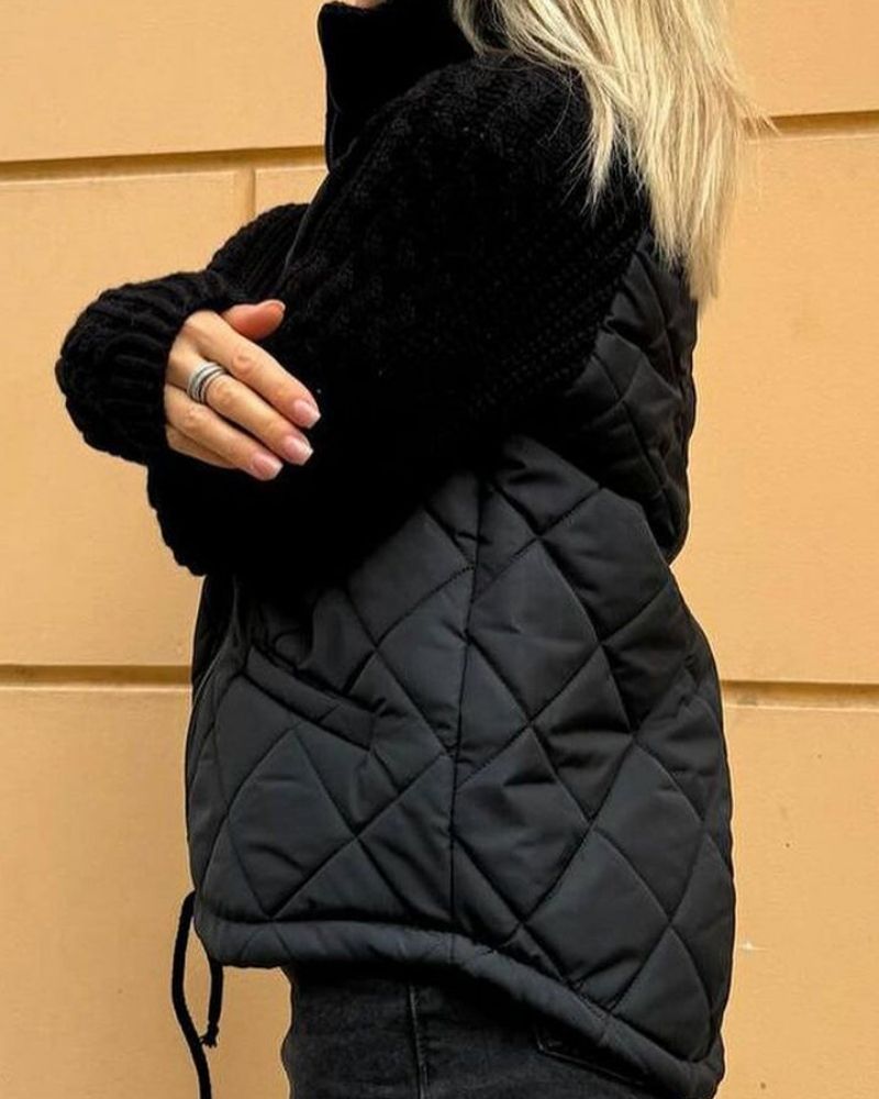 Lugane - Strick-Fleece Jacke
