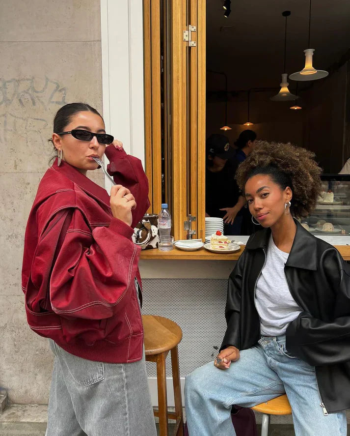 Lugane – Oversized Jacke im modernen Stil