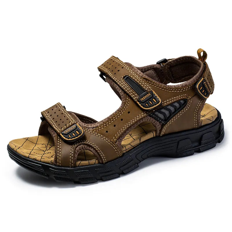 Lugane - Unisex Sandalen mit Klettverschluss für optimalen Halt