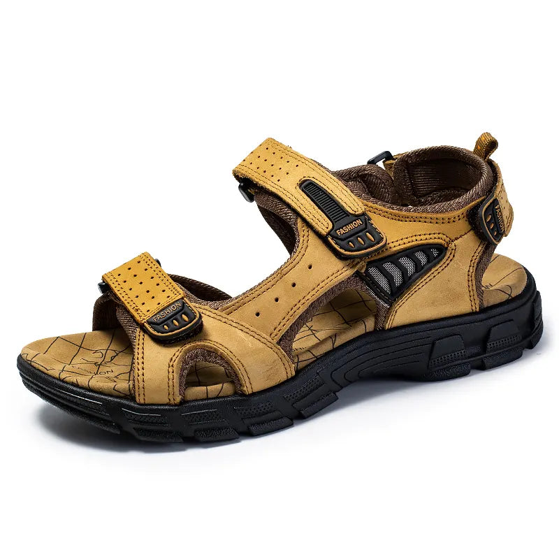 Lugane - Unisex Sandalen mit Klettverschluss für optimalen Halt