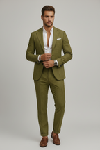 Lugane -  Eleganter Leinenanzug für Herren