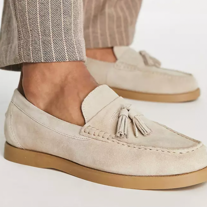 Lugane - Herren Klassische Wildleder-Loafer