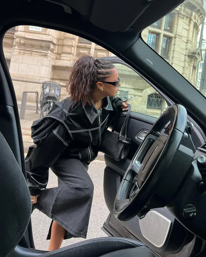 Lugane – Oversized Jacke im modernen Stil