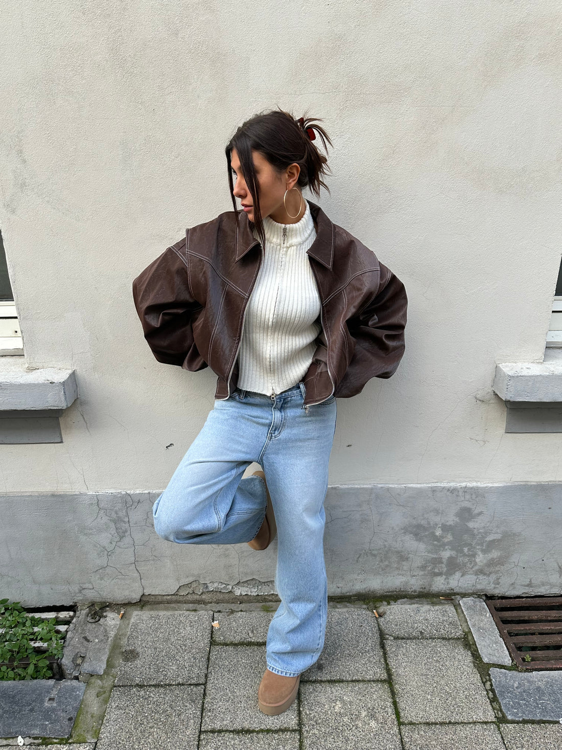 Lugane – Oversized Jacke im modernen Stil