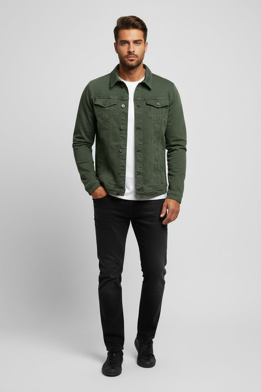 Lugane - Entspannte Herren Jeansjacke